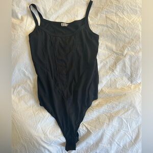 Free people tank top black body suit